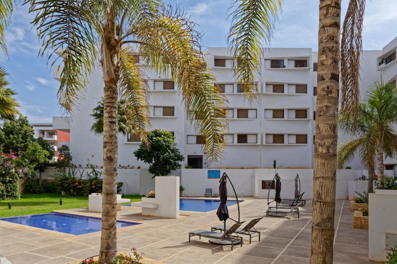 Luxury Apartment 100Sqm With Pool Near Beach Wifi Unlimited With Optical Fiber อกาดีร์ ภายนอก รูปภาพ