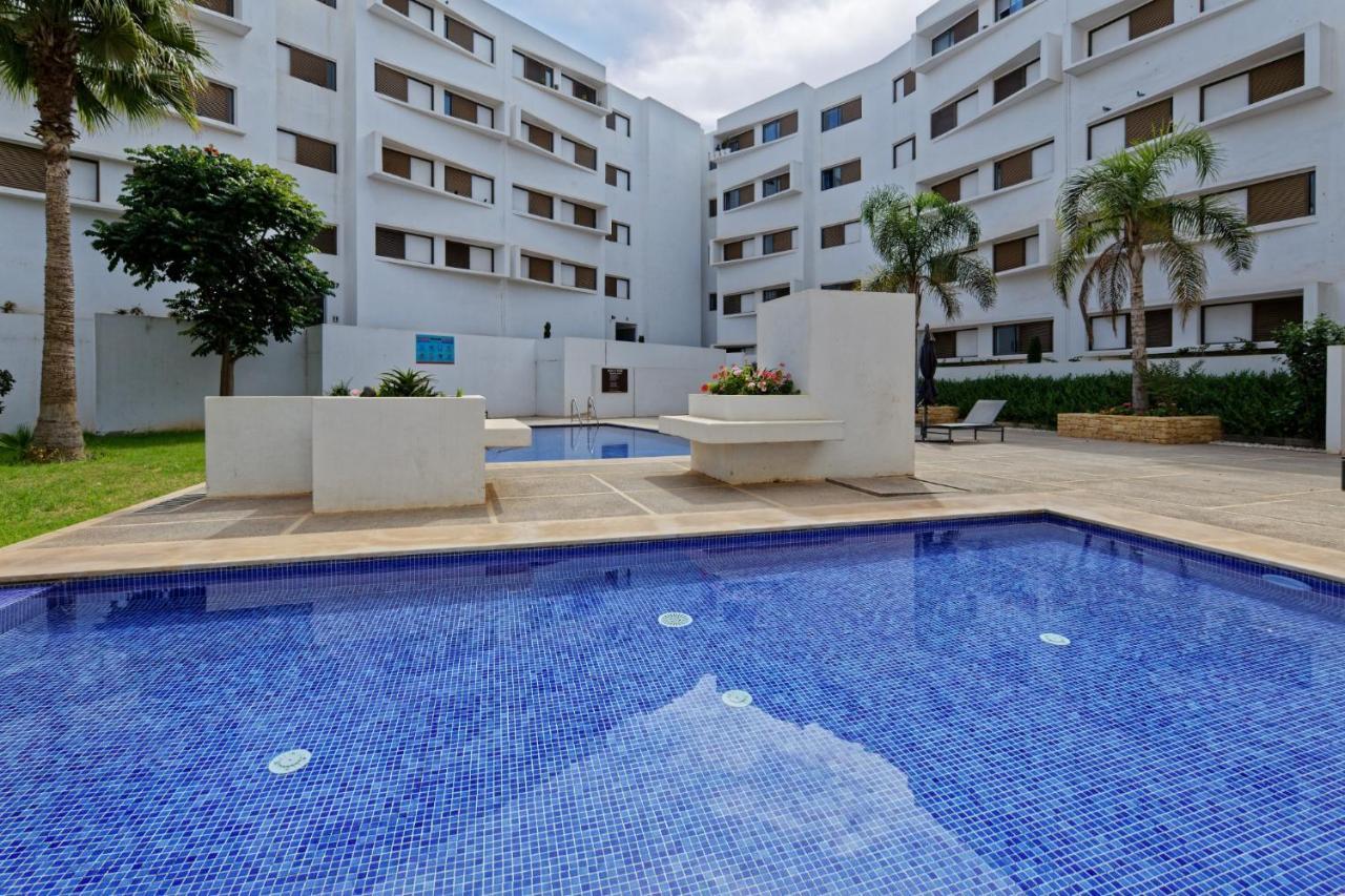 Luxury Apartment 100Sqm With Pool Near Beach Wifi Unlimited With Optical Fiber อกาดีร์ ภายนอก รูปภาพ